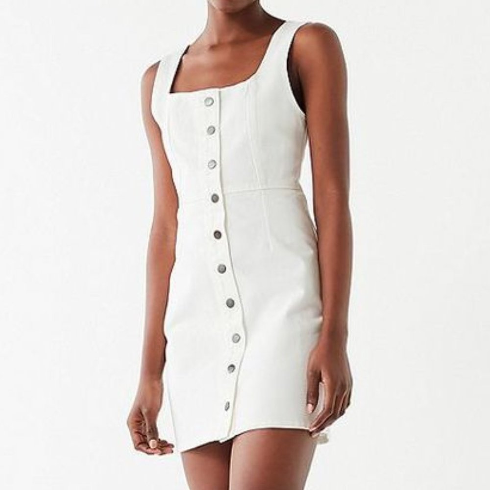 Urban Outfitters Denim Button Down Dress Size 4